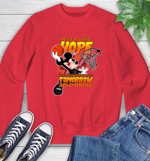 San Antonio Spurs NBA Basketball Mickey Disney Never Lose Hope Sweatshirt 10