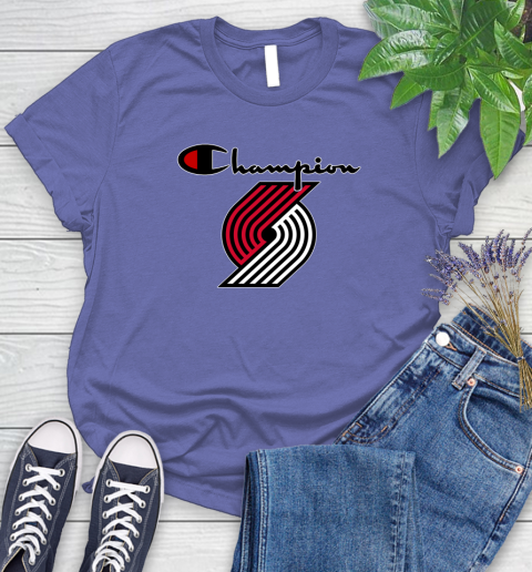 NBA Basketball Portland Trail Blazers Champion Shirt Women's T-Shirt 12