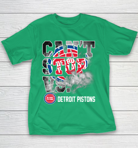 NBA Detroit Pistons Basketball Can't Stop Vs Youth T-Shirt 3