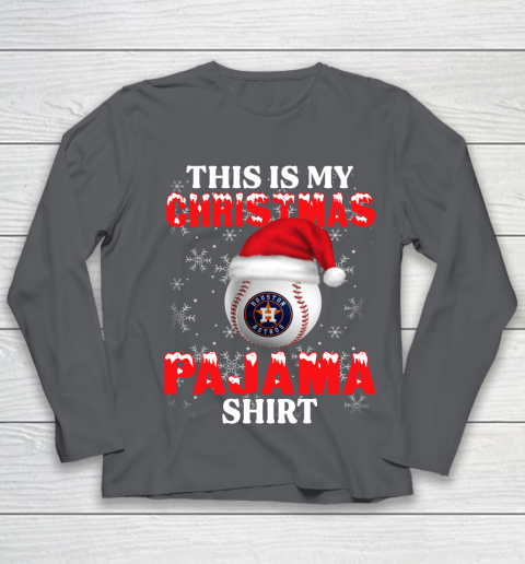 Houston Astros This Is My Christmas Pajama Shirt MLB Youth Long Sleeve 6