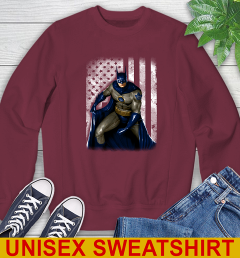 Toronto Maple Leafs NHL Hockey Batman DC American Flag Shirt Sweatshirt 6