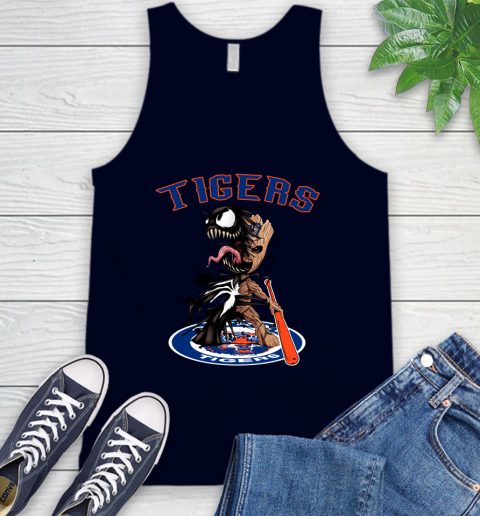 MLB Detroit Tigers Baseball Venom Groot Guardians Of The Galaxy Tank Top 3