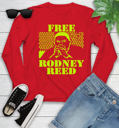 Freee rodney reed Youth Long Sleeve 12 Freee rodney reed Youth Long Sleeve - Image 12