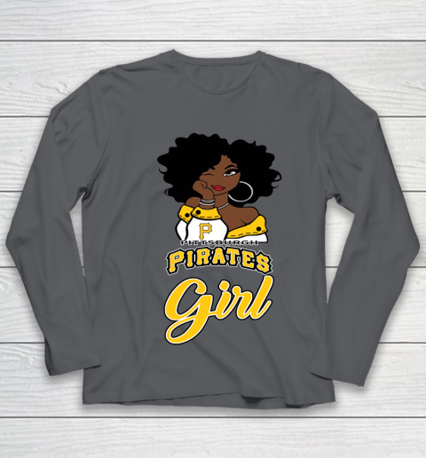 Pittsburgh Piratess Girl MLB Youth Long Sleeve 8