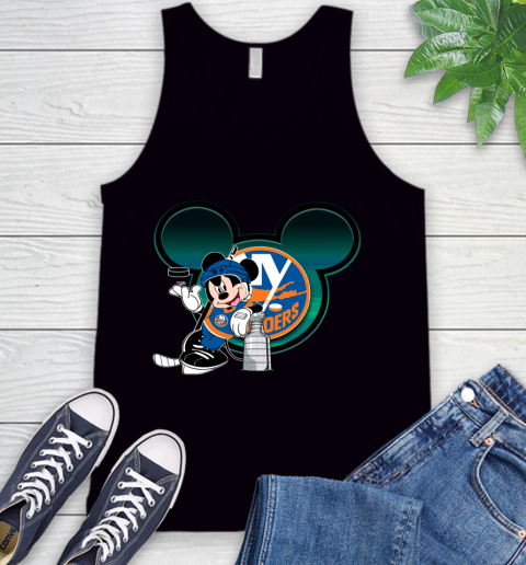 NHL New York Islanders Stanley Cup Mickey Mouse Disney Hockey T Shirt Tank Top 2