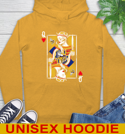 NFL Football Minnesota Vikings The Queen Of Hearts Card Shirt Hoodie 2
