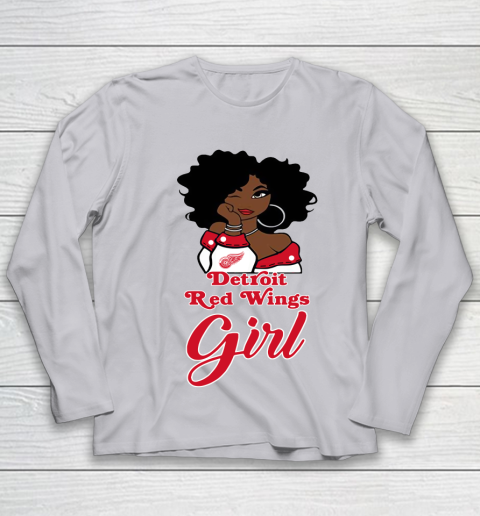 Detroit Red Wings Girl NHL Youth Long Sleeve 5