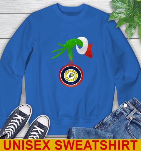 Indiana Pacers Grinch Merry Christmas NBA Basketball Sweatshirt 9