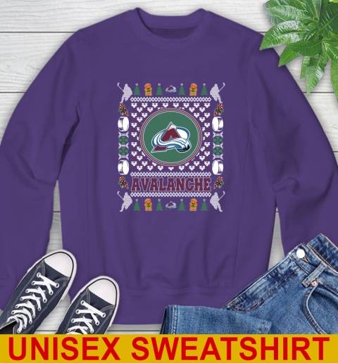 Colorado Avalanche Merry Christmas NHL Hockey Loyal Fan Sweatshirt 4