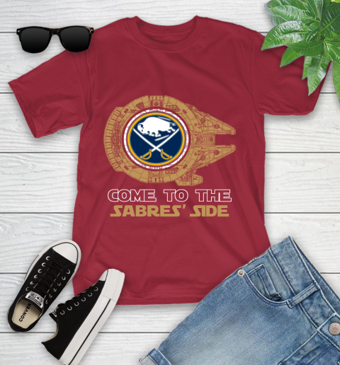 NHL Come To The Buffalo Sabres Wars Hockey Sports Youth T-Shirt 14