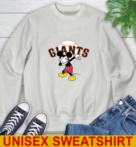 San Francisco Giants MLB Baseball Dabbing Mickey Disney Sports Sweatshirt 5