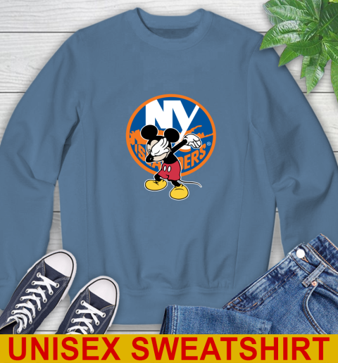 New York Islanders NHL Hockey Dabbing Mickey Disney Sports Sweatshirt 8