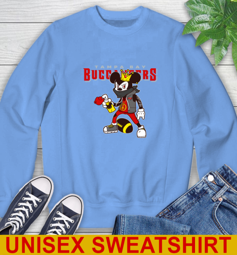 Tampa Bay Buccaneers NFL Football Mickey Peace Sign Sports Sweatshirt 11