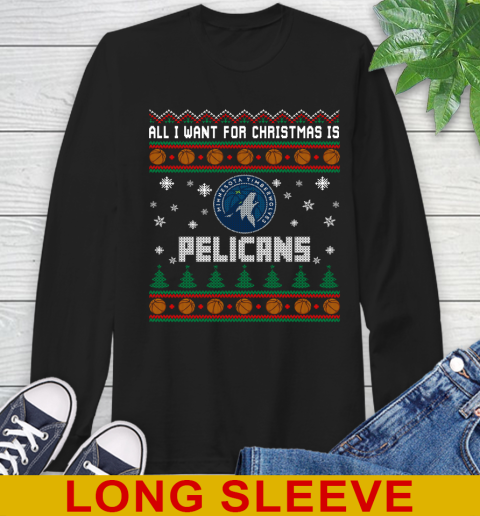 NBA Basketball All I Want For Christmas Is New Orleans Pelicans 55