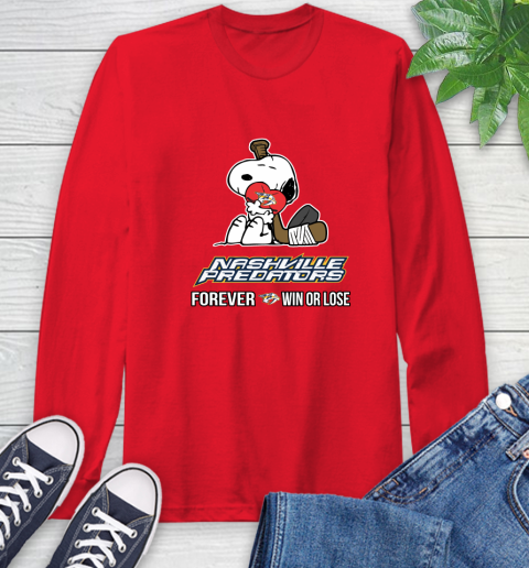 NHL The Peanuts Movie Snoopy Forever Win Or Lose Hockey Nashville Predators 67