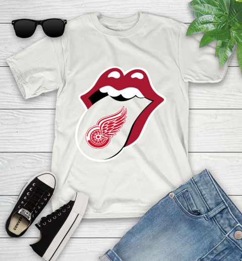 Detroit Red Wings NHL Hockey Lips I Root For My Team Adoring Fan 103