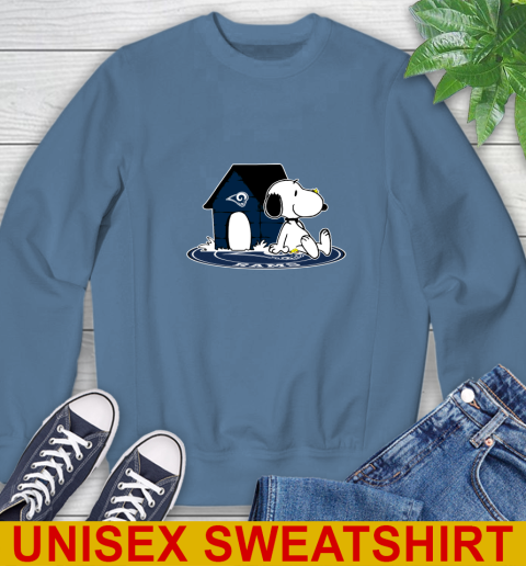 NFL Football Los Angeles Rams Snoopy The Peanuts Movie Shirt Sweatshirt 8