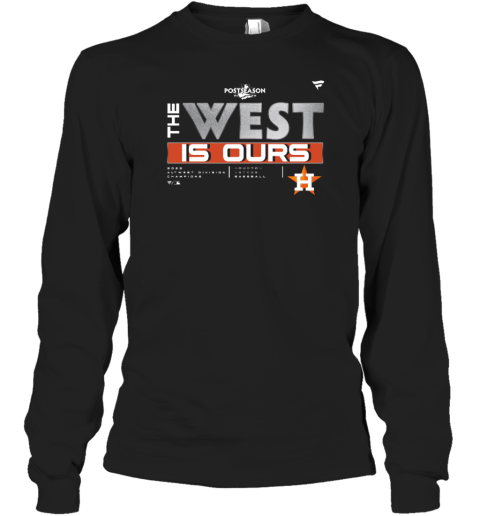 Houston Astros Fanatics Branded Navy 2022 AL West Division Champions Locker Room Long Sleeve T-Shirt