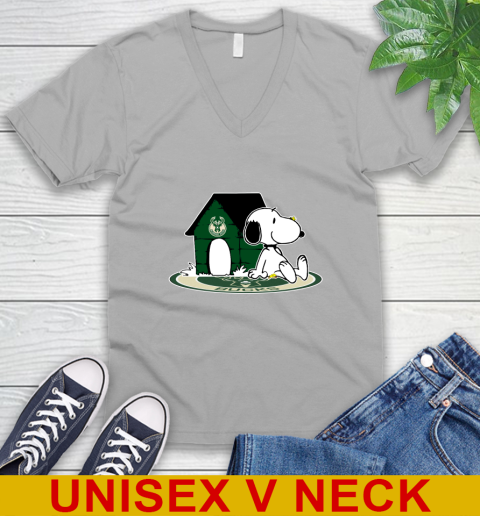 NBA Basketball Milwaukee Bucks Snoopy The Peanuts Movie Shirt V-Neck T-Shirt 4
