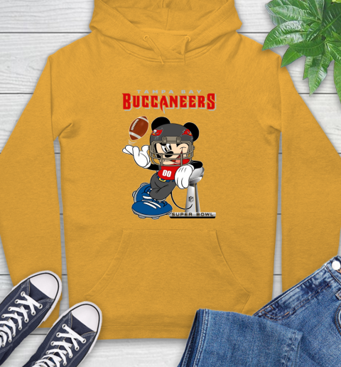 NFL Tampa Bay Buccaneers Mickey Mouse Disney Super Bowl Football T Shirt Hoodie 3