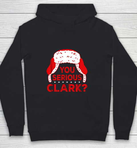 You Serious Clark Funny Christmas Holiday Youth Hoodie