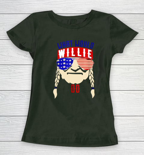 Willie Nelson shirt What would Willie do Women's T-Shirt 4