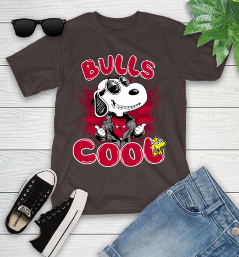 NBA Basketball Chicago Bulls Cool Snoopy Shirt Youth T-Shirt 6