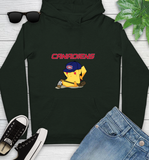 NHL Pikachu Hockey Sports Montreal Canadiens Youth Hoodie 13