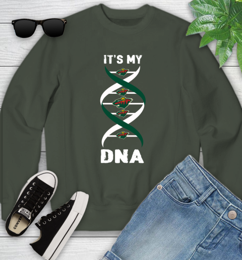 Minnesota Wild NHL Hockey It's My DNA Sports Youth Sweatshirt 9