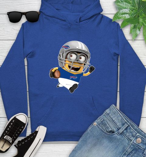 NFL Buffalo Bills Minions Disney Football Sports Youth Hoodie 10 NFL Buffalo Bills Minions Disney Football Sports Youth Hoodie - Image 10