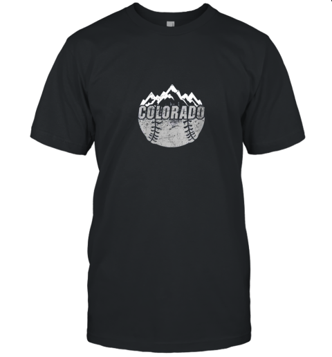 Colorado Baseball Rocky Mountains Design Gift Unisex Jersey Tee