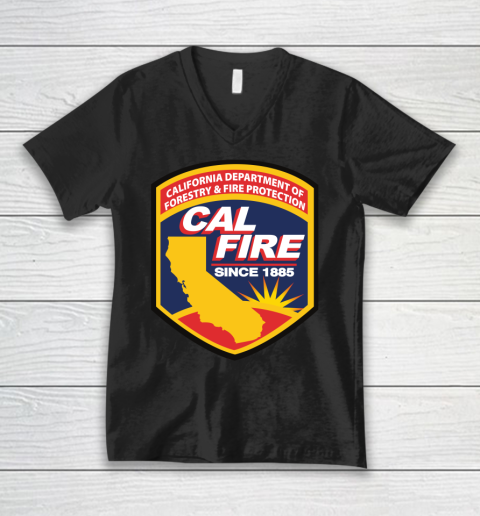 California Department Of Forestry Fire Rotection V-Neck T-Shirt