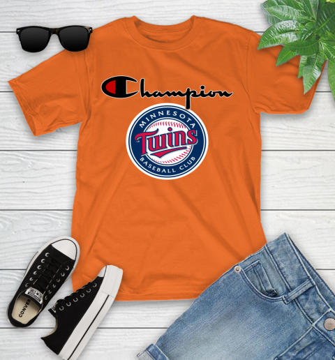 MLB Baseball Minnesota Twins Champion Shirt Youth T-Shirt 4