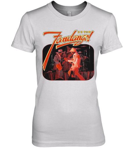 Zz Top Fandango Album Guitar Premium Women's T-Shirt