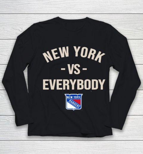New York Rangers Vs Everybody Youth Long Sleeve