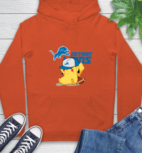 NFL Pikachu Football Sports Detroit Lions Hoodie 5