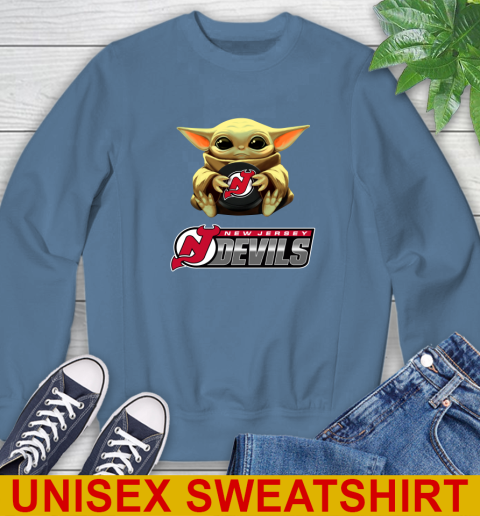 NHL Hockey New Jersey Devils Star Wars Baby Yoda Shirt 32