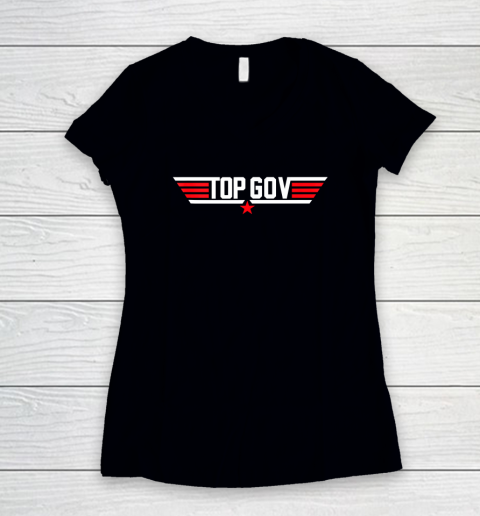 Top GOV Women's V-Neck T-Shirt