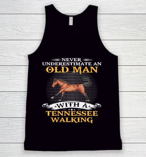 Father gift shirt Mens Never Underestimate An Old Man With A Tennessee Walking Gift T Shirt Tank Top