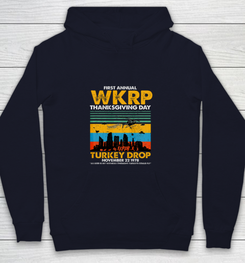 Wkrp Turkey Drop Shirt Turkey Drop T Shirt Turkey Drop Retro Youth Hoodie 2