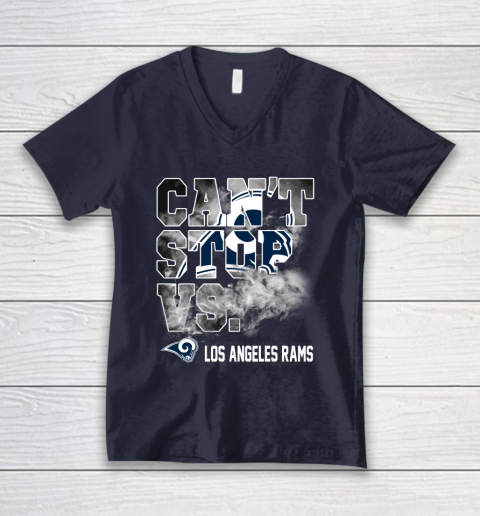 NFL Los Angeles Rams Can't Stop Vs V-Neck T-Shirt 2