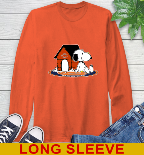 NFL Football Chicago Bears Snoopy The Peanuts Movie Shirt Long Sleeve T-Shirt 5
