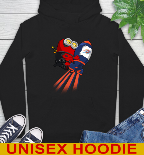 NBA Basketball Oklahoma City Thunder Deadpool Minion Marvel Shirt Hoodie