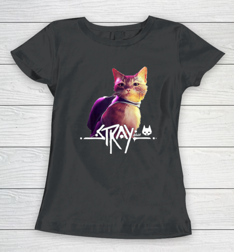 Strays CAT Game Video Gamer Lover Cats GAME Women's T-Shirt
