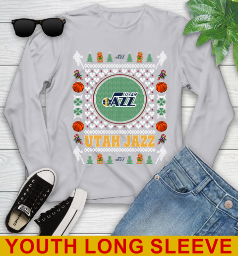 Utah Jazz Merry Christmas NBA Basketball Loyal Fan Youth Long Sleeve 5