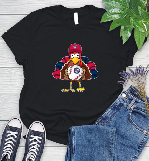Minnesota Twins Turkey thanksgiving Women's T-Shirt 2