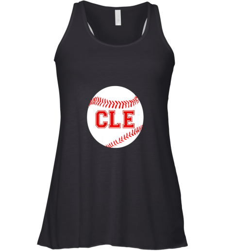 Cleveland Ohio Baseball Heart CLE Racerback Tank