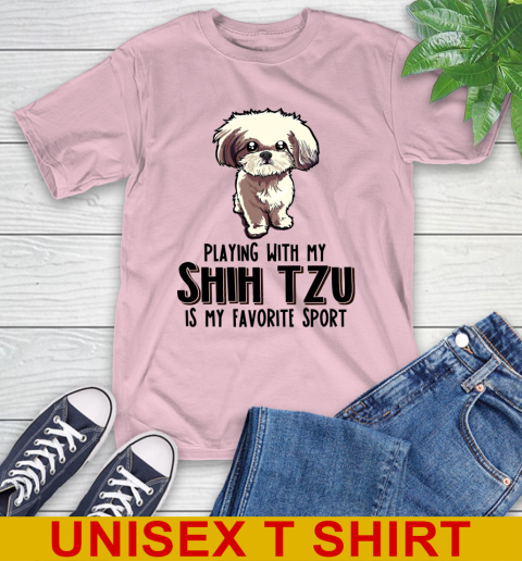 Playing with my shih tzu is my favorite sport 9