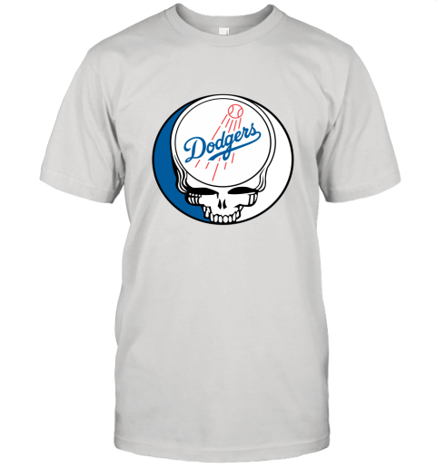 Los Angeles Dodgers The Grateful Dead Baseball MLB Mashup Unisex Jersey Tee