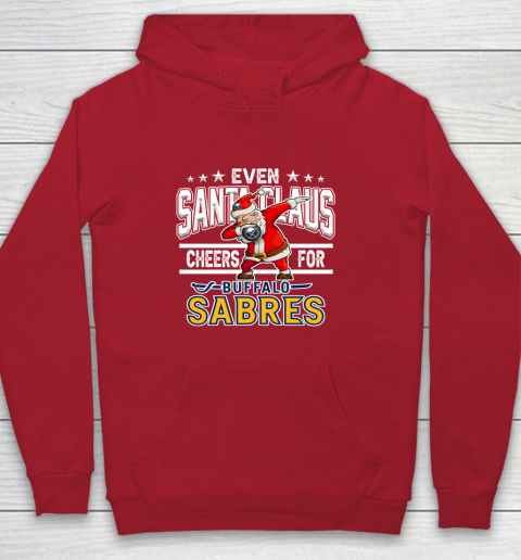 Buffalo Sabres Even Santa Claus Cheers For Christmas NHL Youth Hoodie 7